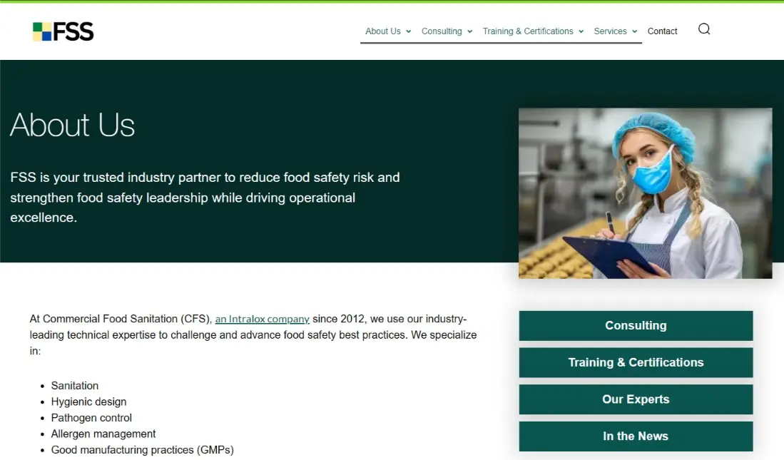 Food Sanitation Services